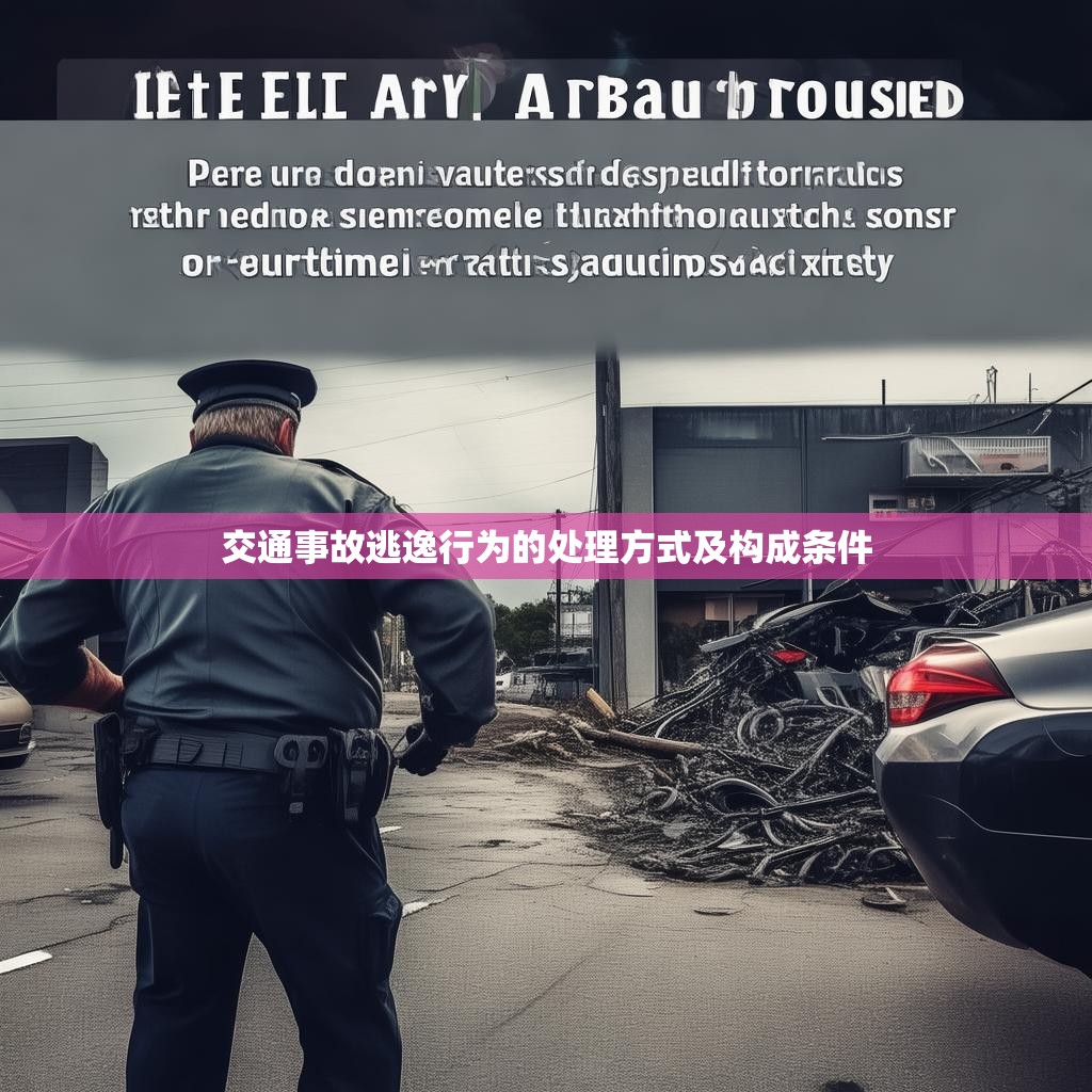 详细阅读:交通事故逃逸行为的处理方式及构成条件 交通事故逃逸行为的处理方式及构成条件