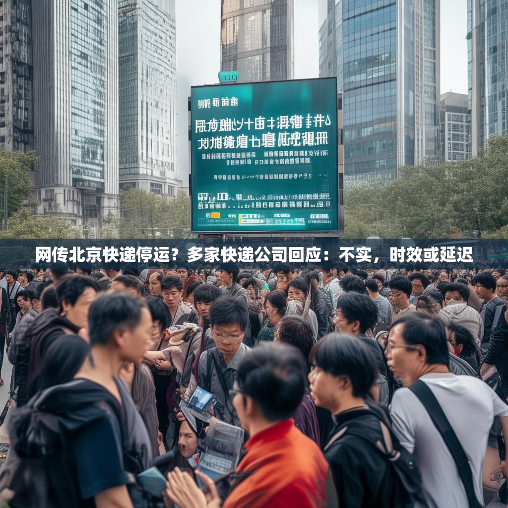 网传北京快递停运？多家快递公司回应：不实，时效或延迟