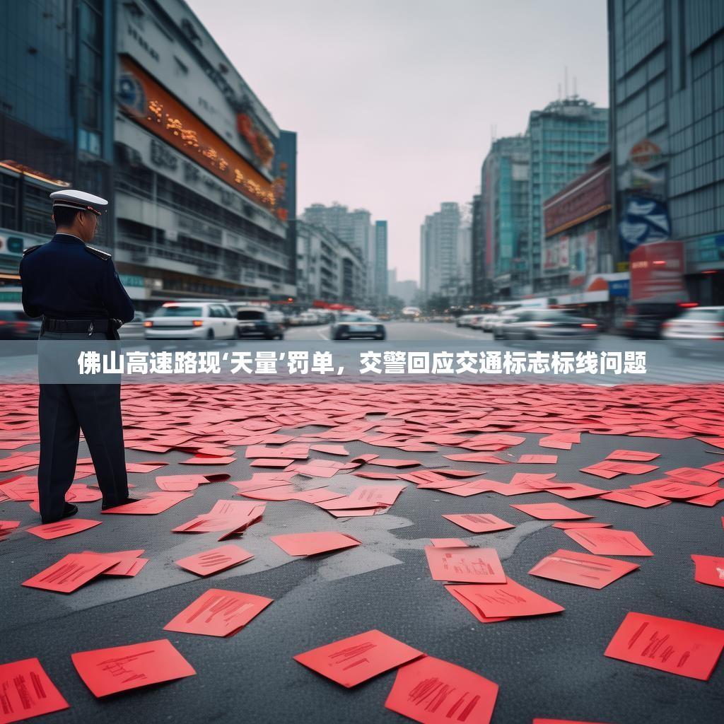 佛山高速路现‘天量’罚单，交警回应交通标志标线问题