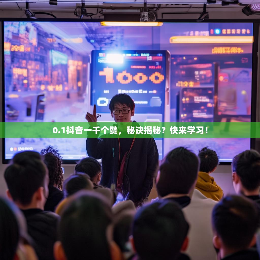 0.1抖音一千个赞，秘诀揭秘？快来学习！