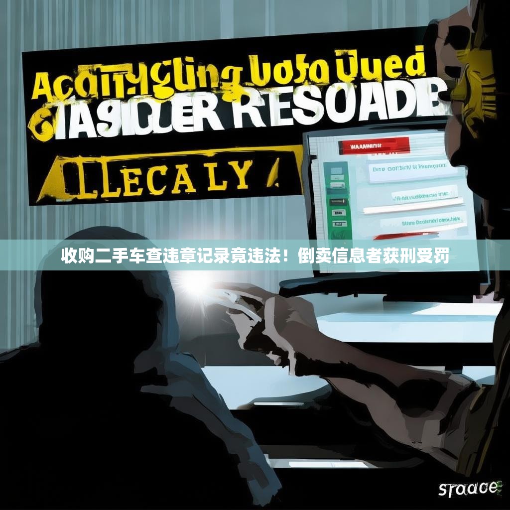 收购二手车查违章记录竟违法!倒卖信息者获刑受罚