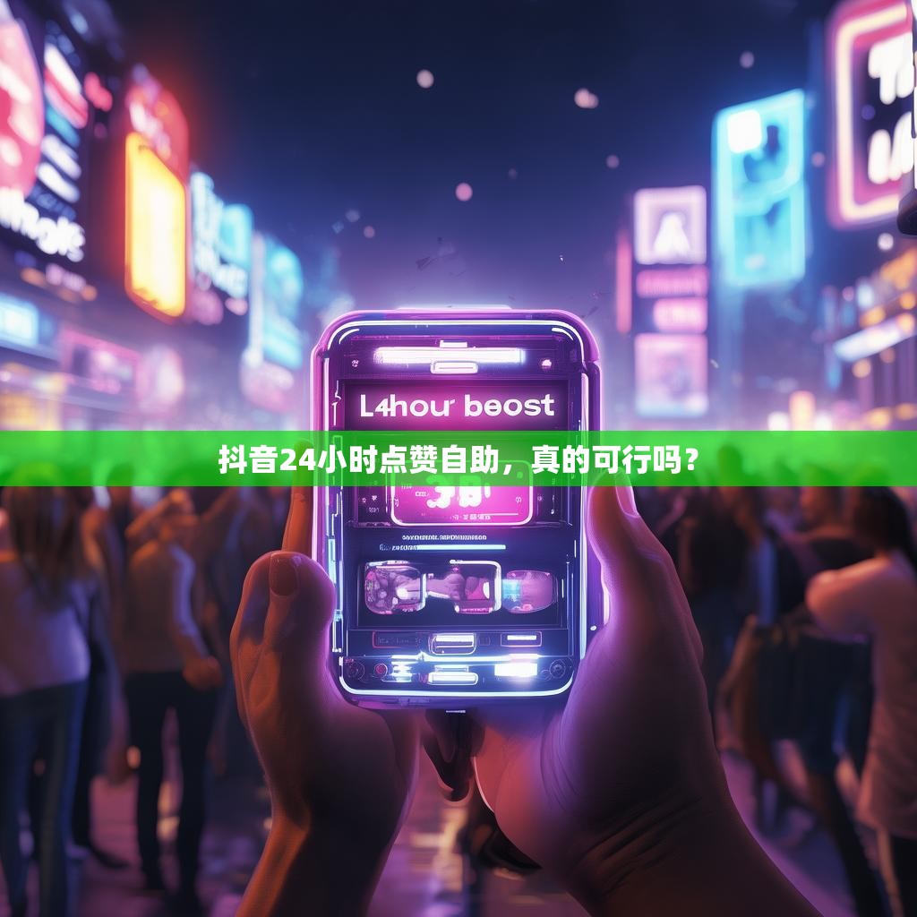 抖音24小时点赞自助，真的可行吗？