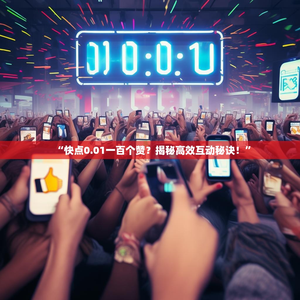 “快点0.01一百个赞？揭秘高效互动秘诀！”