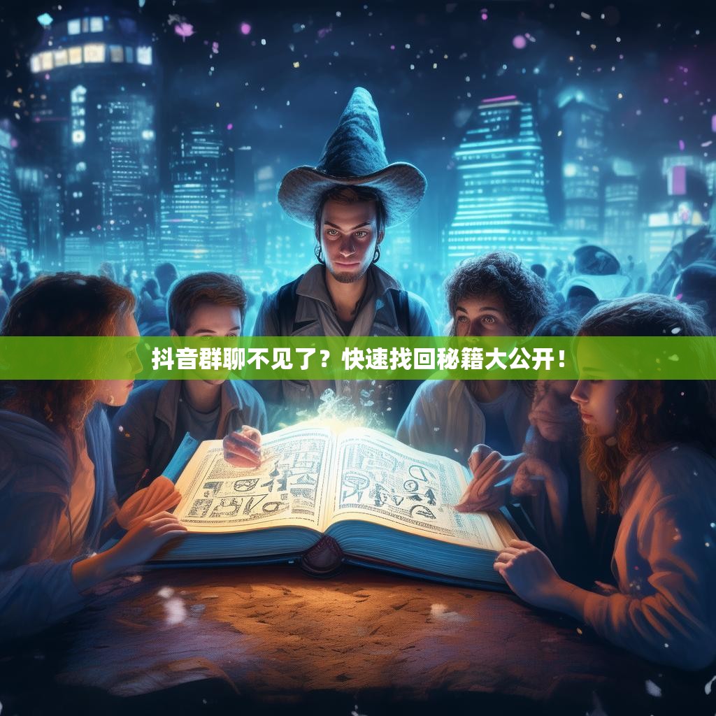 抖音群聊不见了?快速找回秘籍大公开!