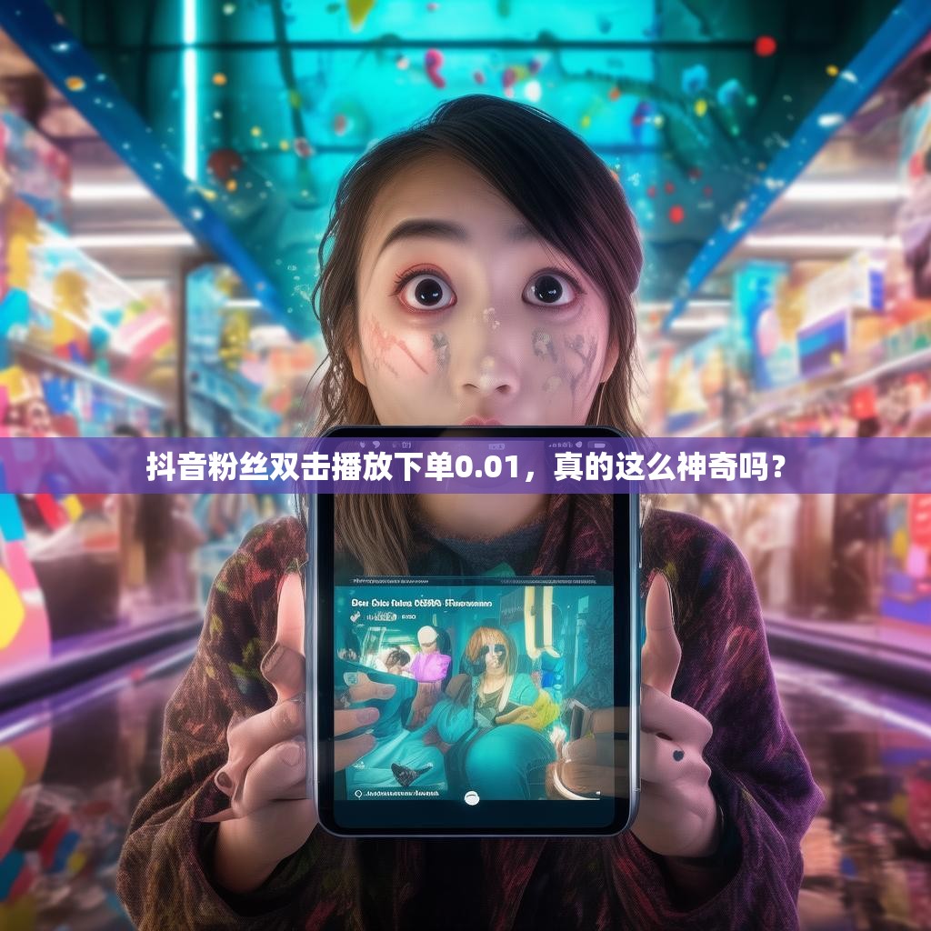 抖音粉丝双击播放下单0.01，真的这么神奇吗？