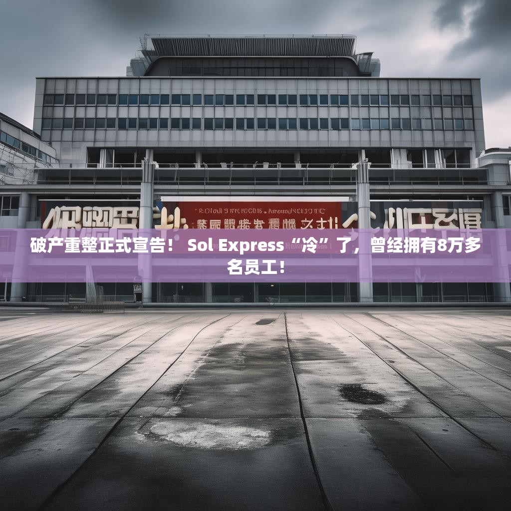 破产重整正式宣告! Sol Express“冷”了,曾经拥有8万多名员工!