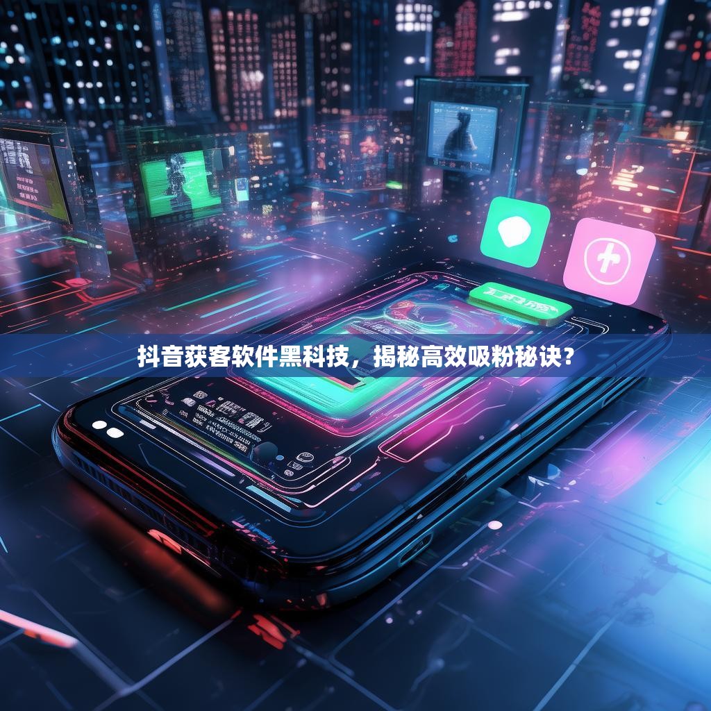 抖音获客软件黑科技，揭秘高效吸粉秘诀？