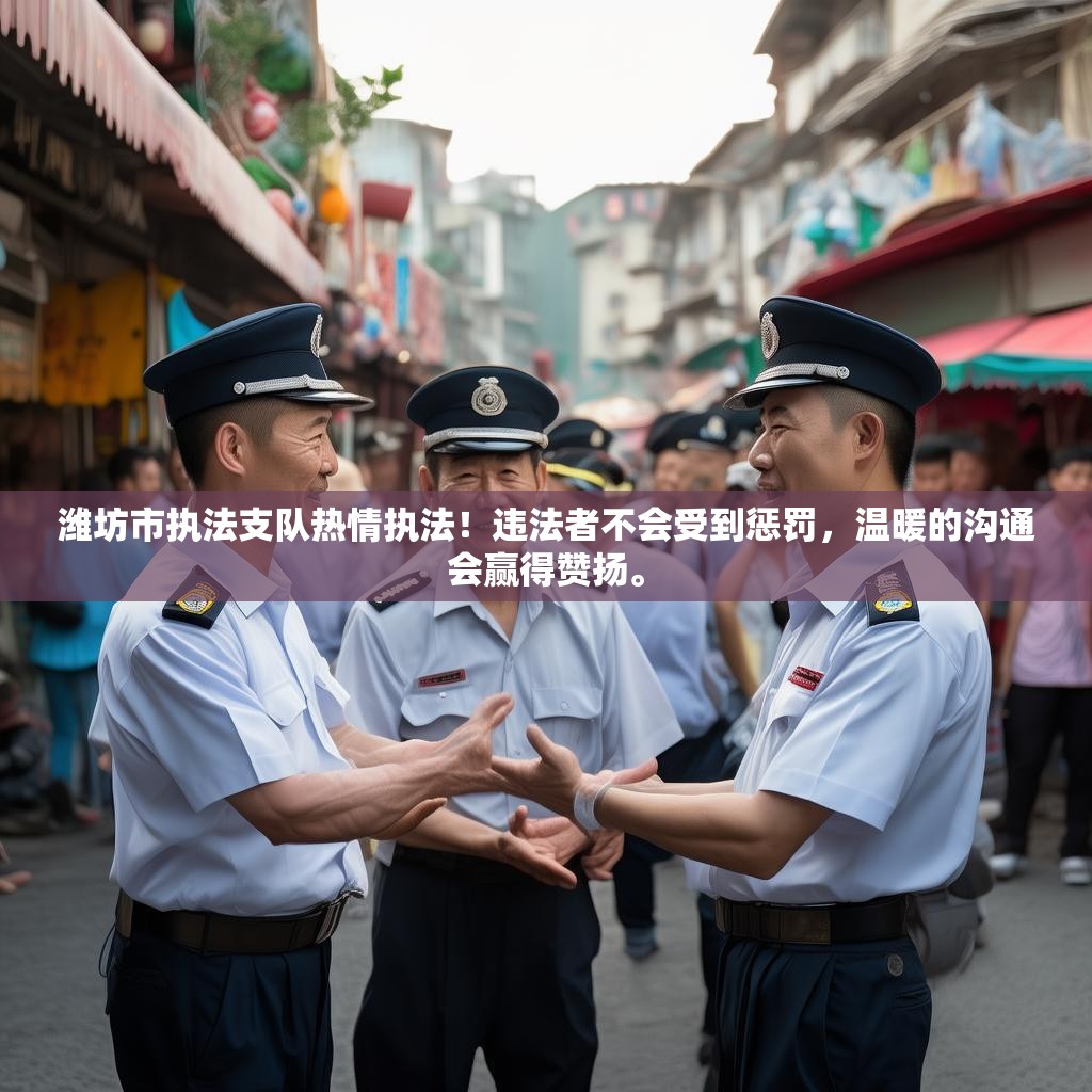 潍坊市执法支队热情执法！违法者不会受到惩罚，温暖的沟通会赢得赞扬。