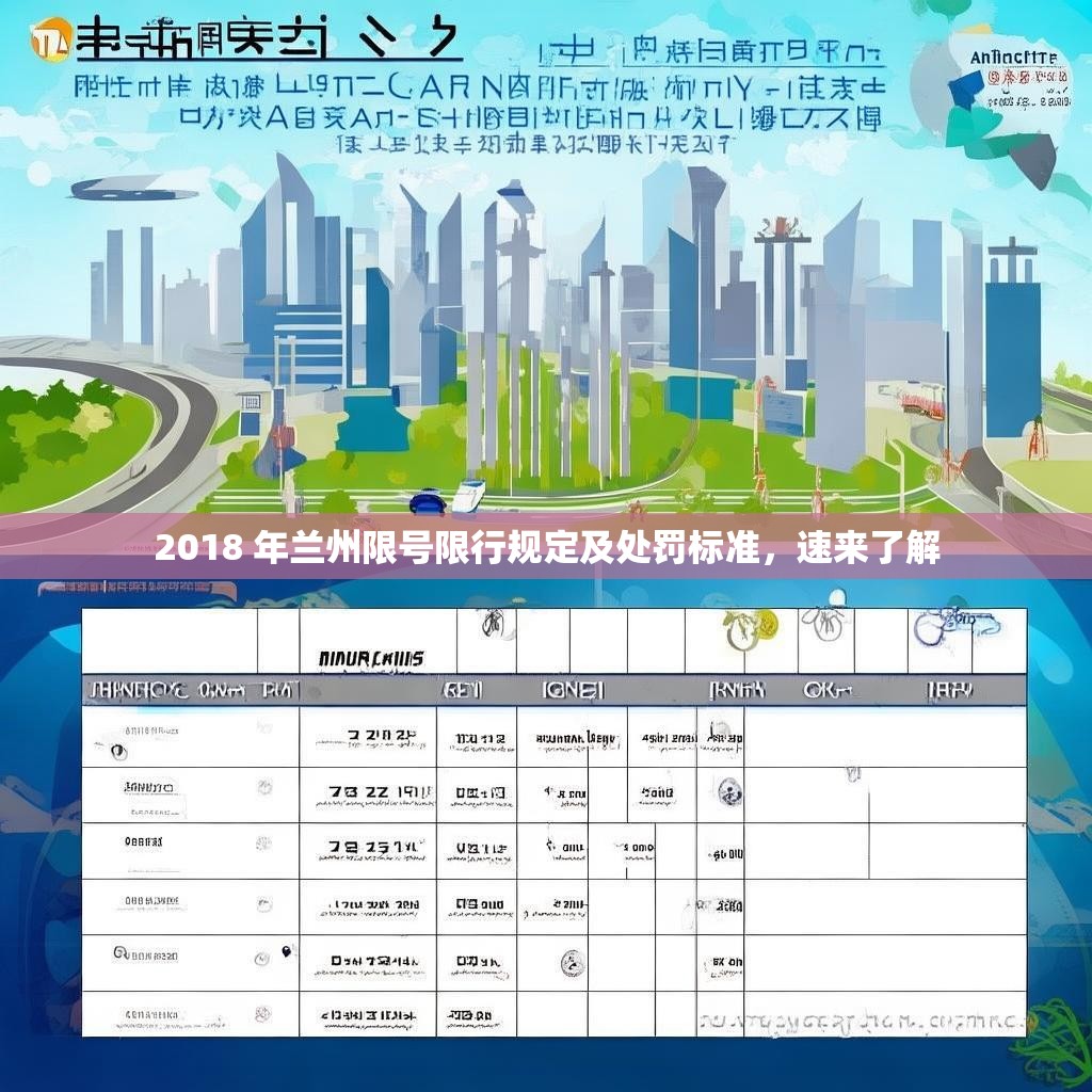 2018 年兰州限号限行规定及处罚标准，速来了解