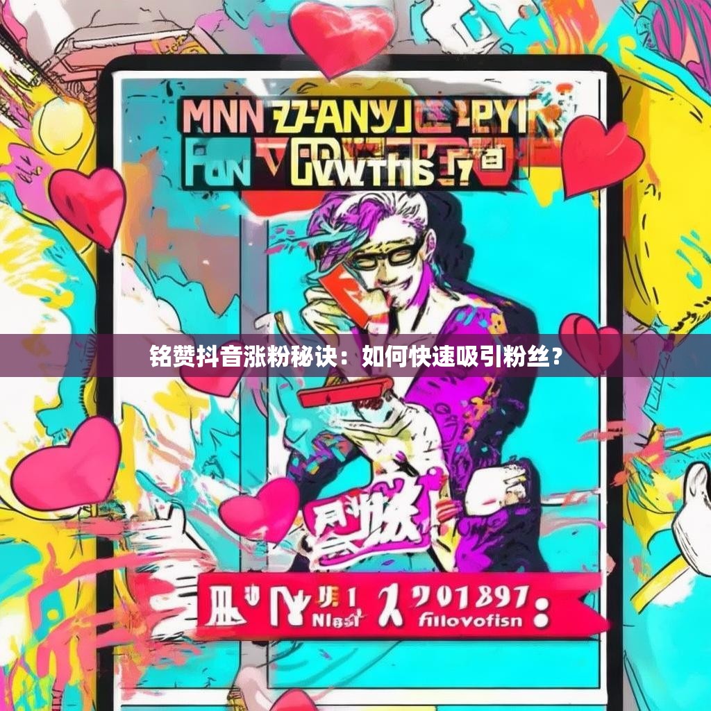 铭赞抖音涨粉秘诀：如何快速吸引粉丝？