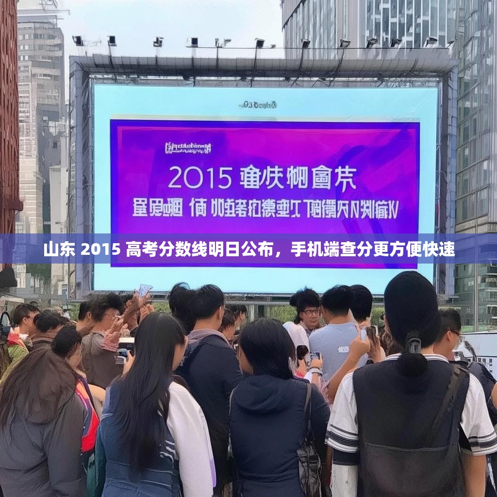 山东 2015 高考分数线明日公布，手机端查分更方便快速