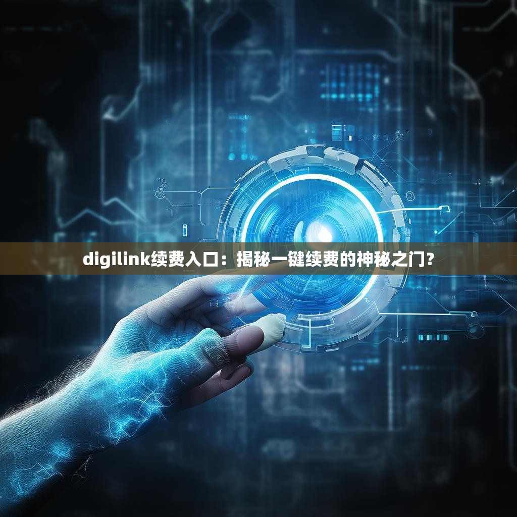 digilink续费入口:揭秘一键续费的神秘之门?
