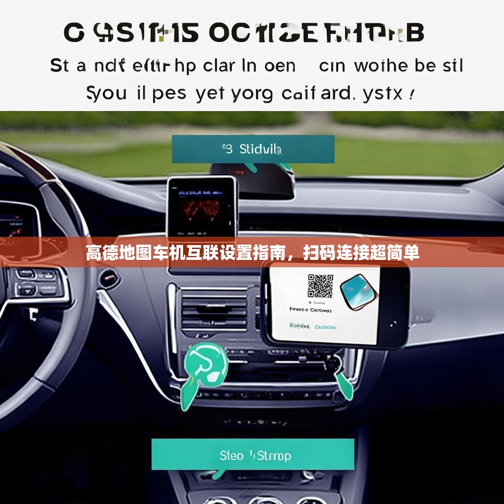 高德地图车机互联设置指南,扫码连接超简单