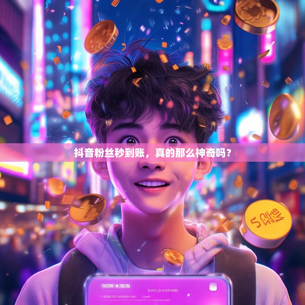 抖音粉丝秒到账，真的那么神奇吗？