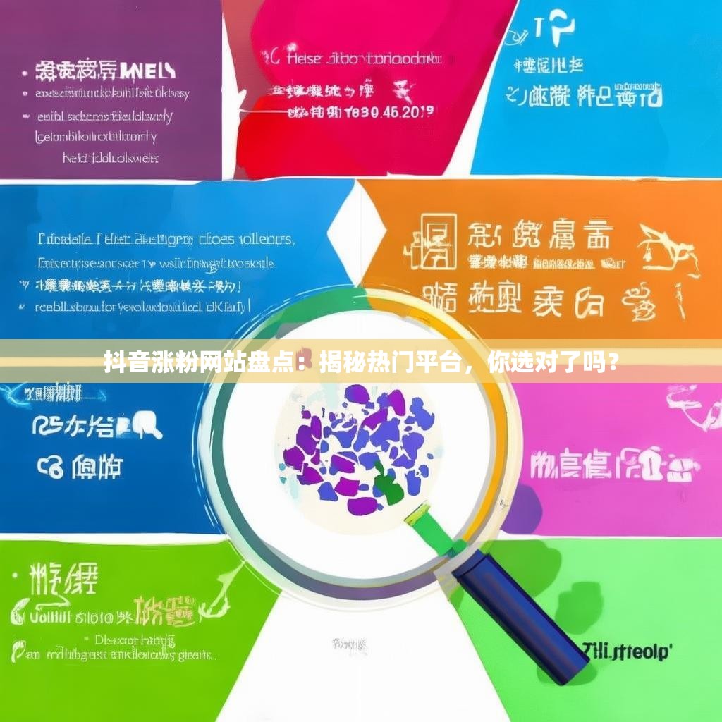 抖音涨粉网站盘点：揭秘热门平台，你选对了吗？