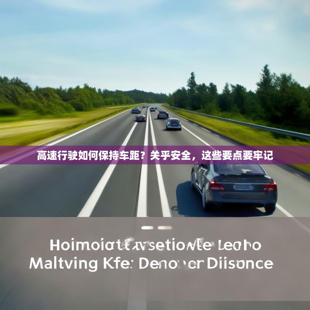 高速行驶如何保持车距？关乎安全，这些要点要牢记
