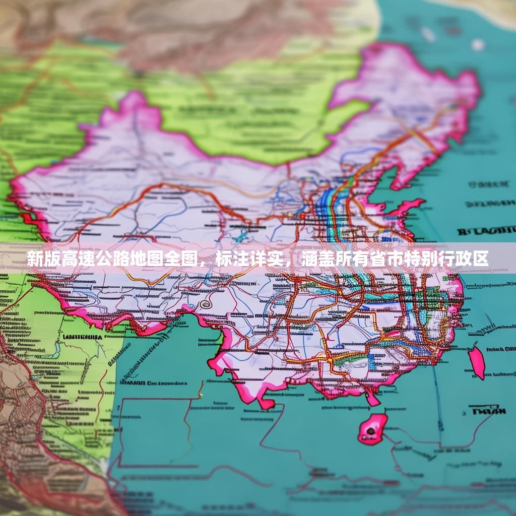 新版高速公路地图全图，标注详实，涵盖所有省市特别行政区