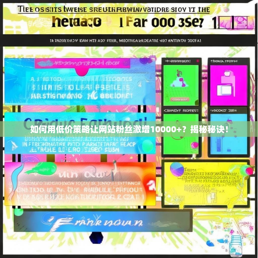 如何用低价策略让网站粉丝激增10000+?揭秘秘诀!