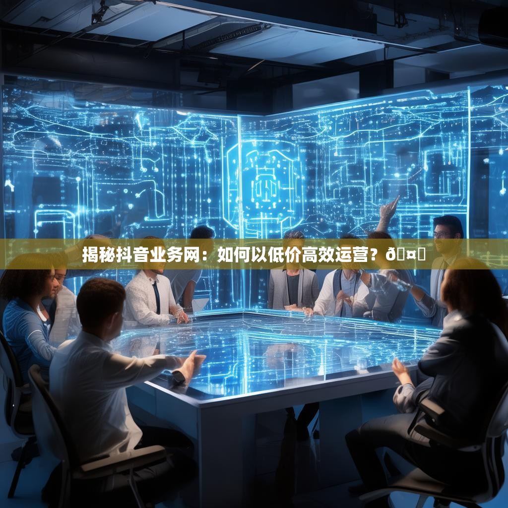 揭秘抖音业务网:如何以低价高效运营?🤔