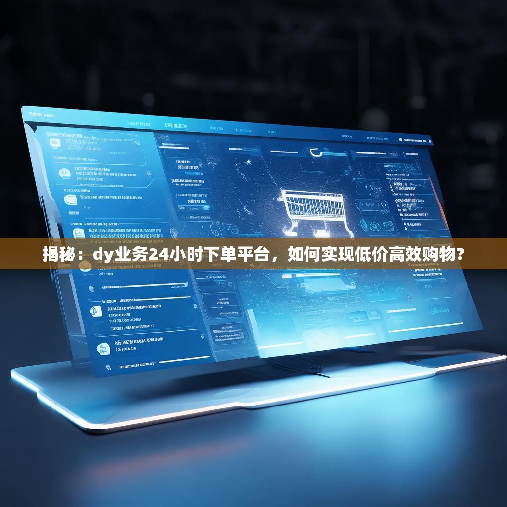 揭秘：dy业务24小时下单平台，如何实现低价高效购物？