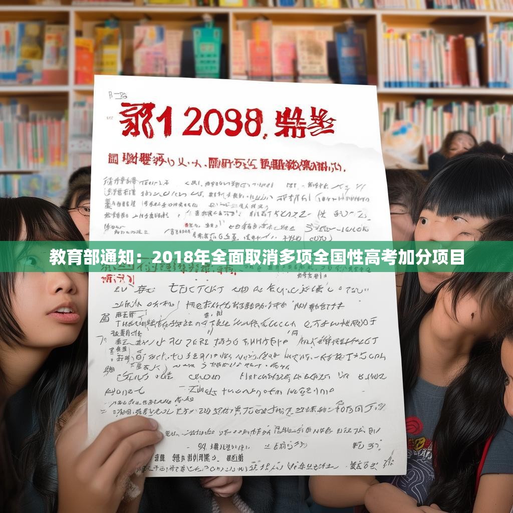 教育部通知：2018年全面取消多项全国性高考加分项目