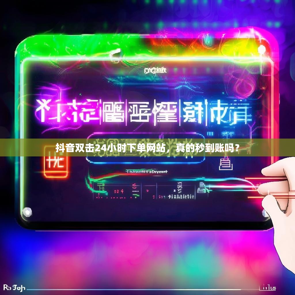 抖音双击24小时下单网站，真的秒到账吗？