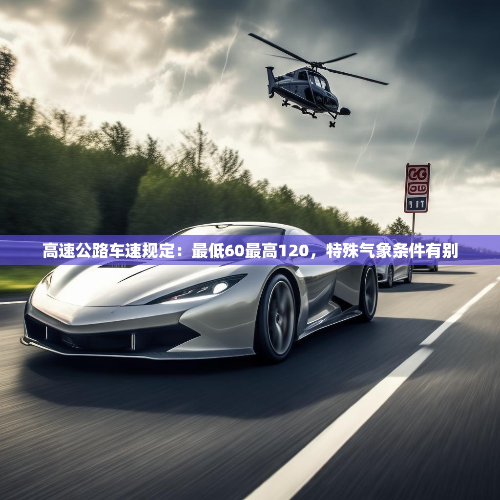 高速公路车速规定：最低60最高120，特殊气象条件有别