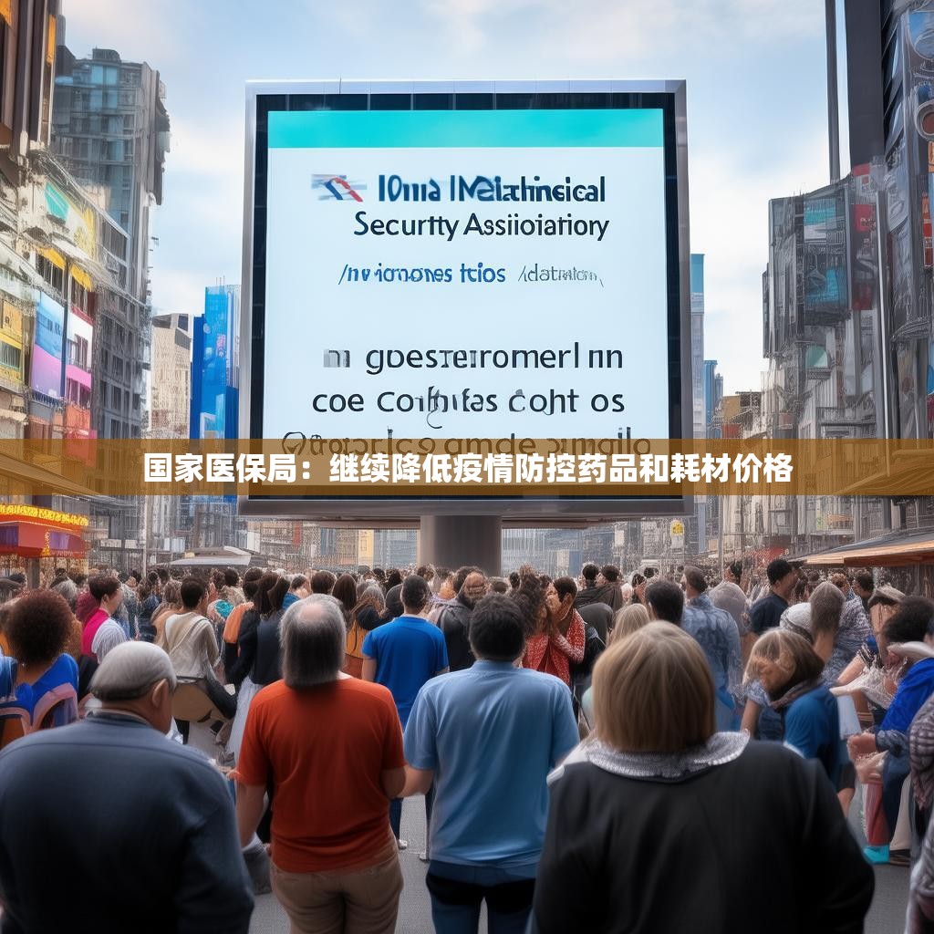 国家医保局：继续降低疫情防控药品和耗材价格