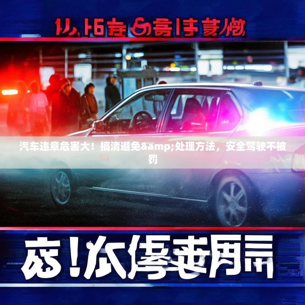 汽车违章危害大！搞清避免&处理方法，安全驾驶不被罚