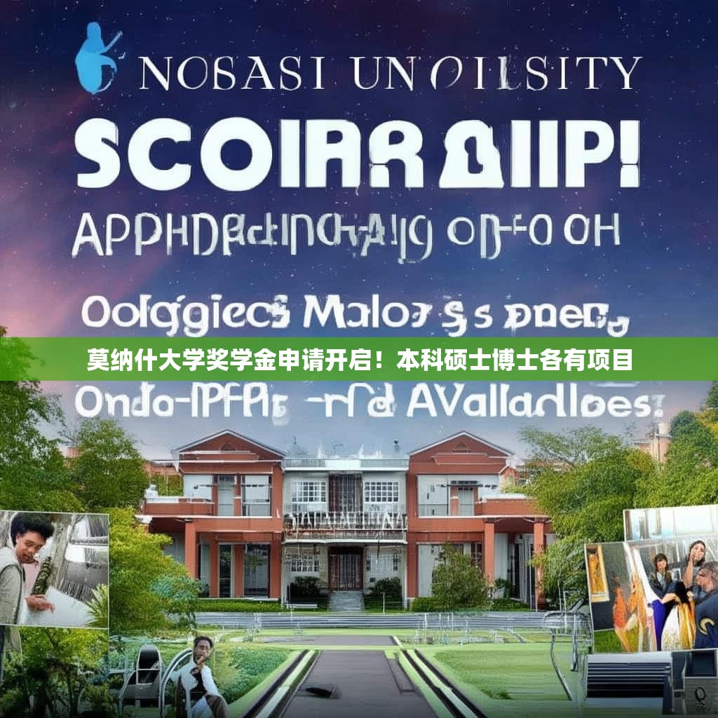 莫纳什大学奖学金申请开启!本科硕士博士各有项目