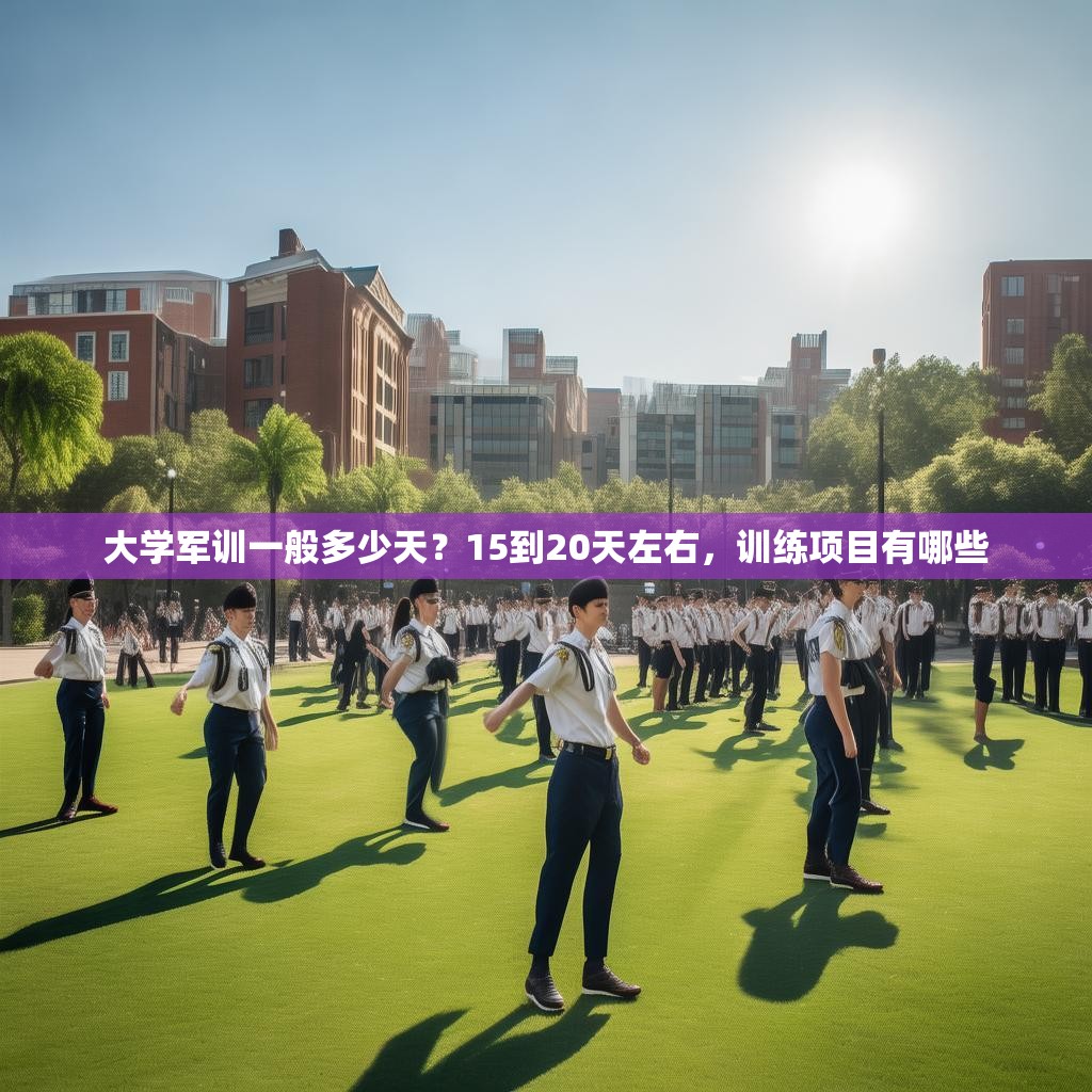 大学军训一般多少天？15到20天左右，训练项目有哪些