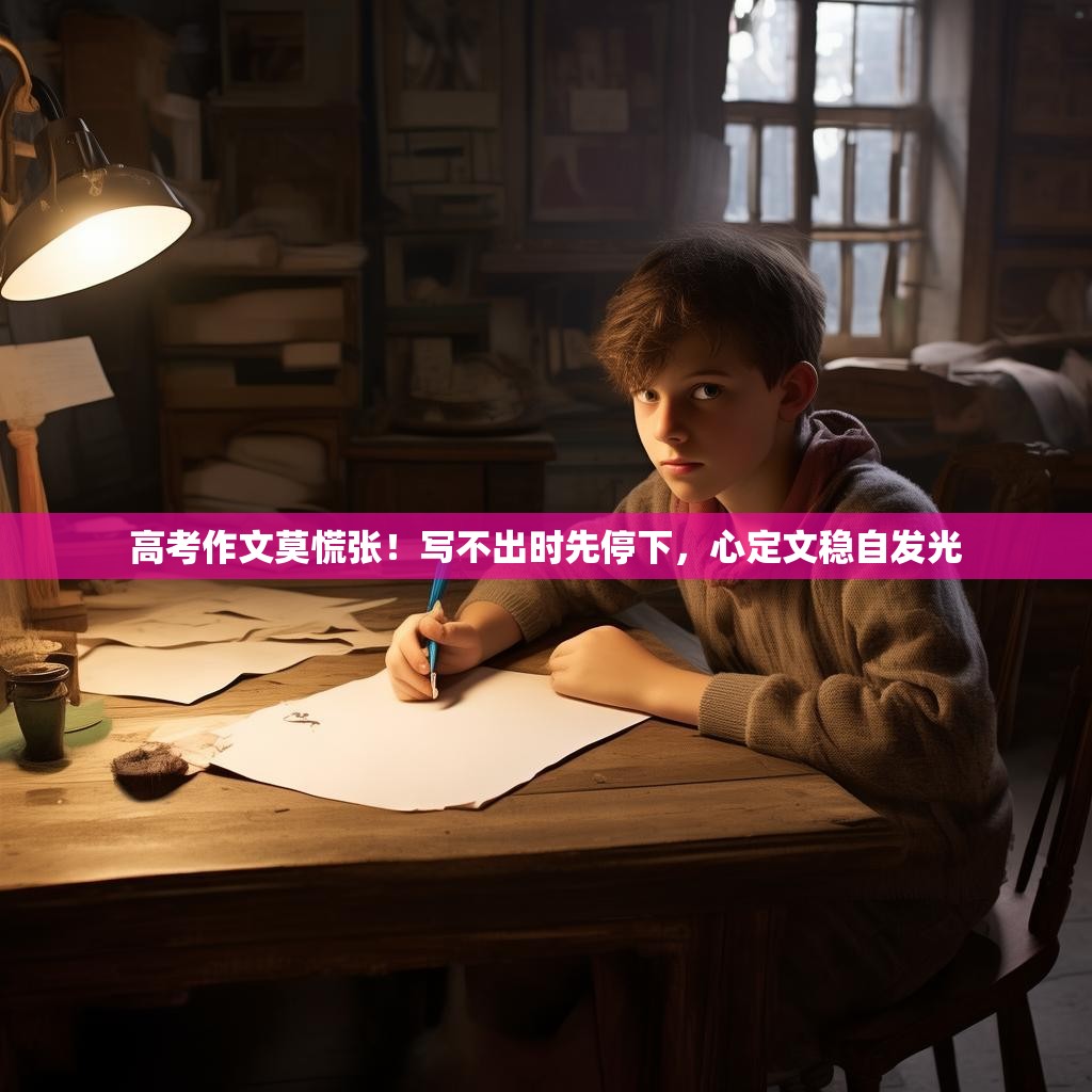 高考作文莫慌张！写不出时先停下，心定文稳自发光