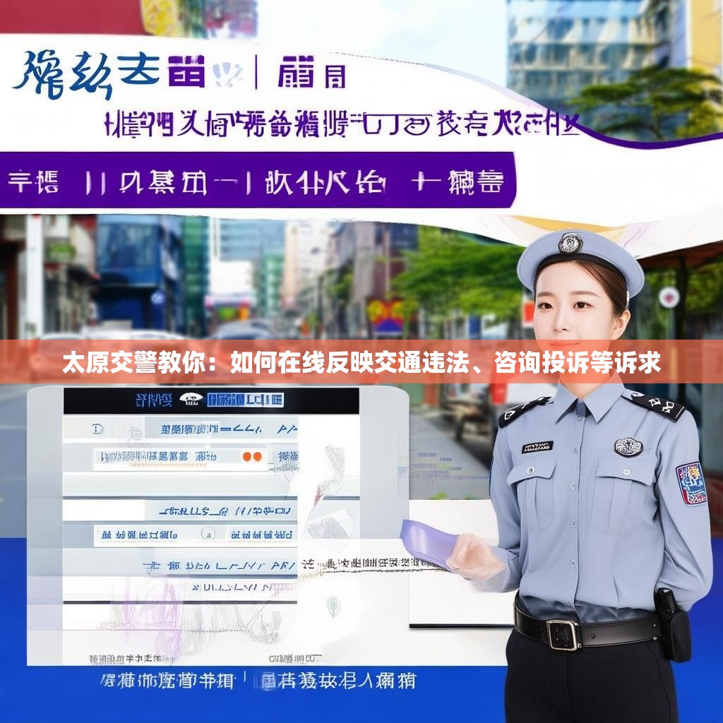 太原交警教你：如何在线反映交通违法、咨询投诉等诉求