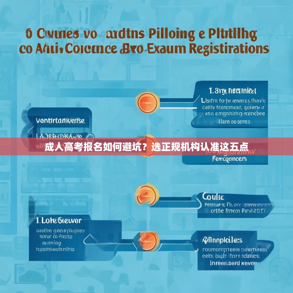 成人高考报名如何避坑？选正规机构认准这五点
