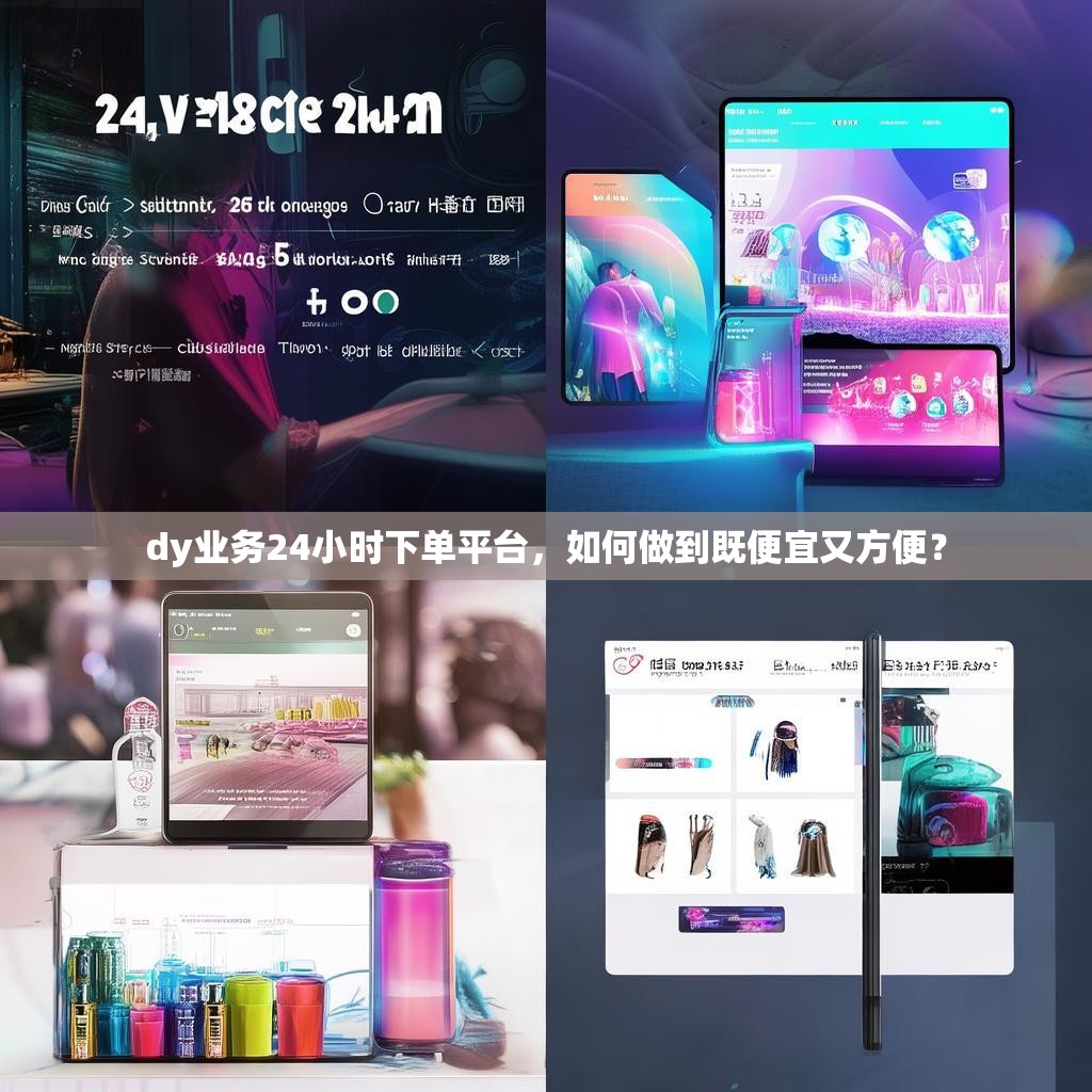 dy业务24小时下单平台，如何做到既便宜又方便？