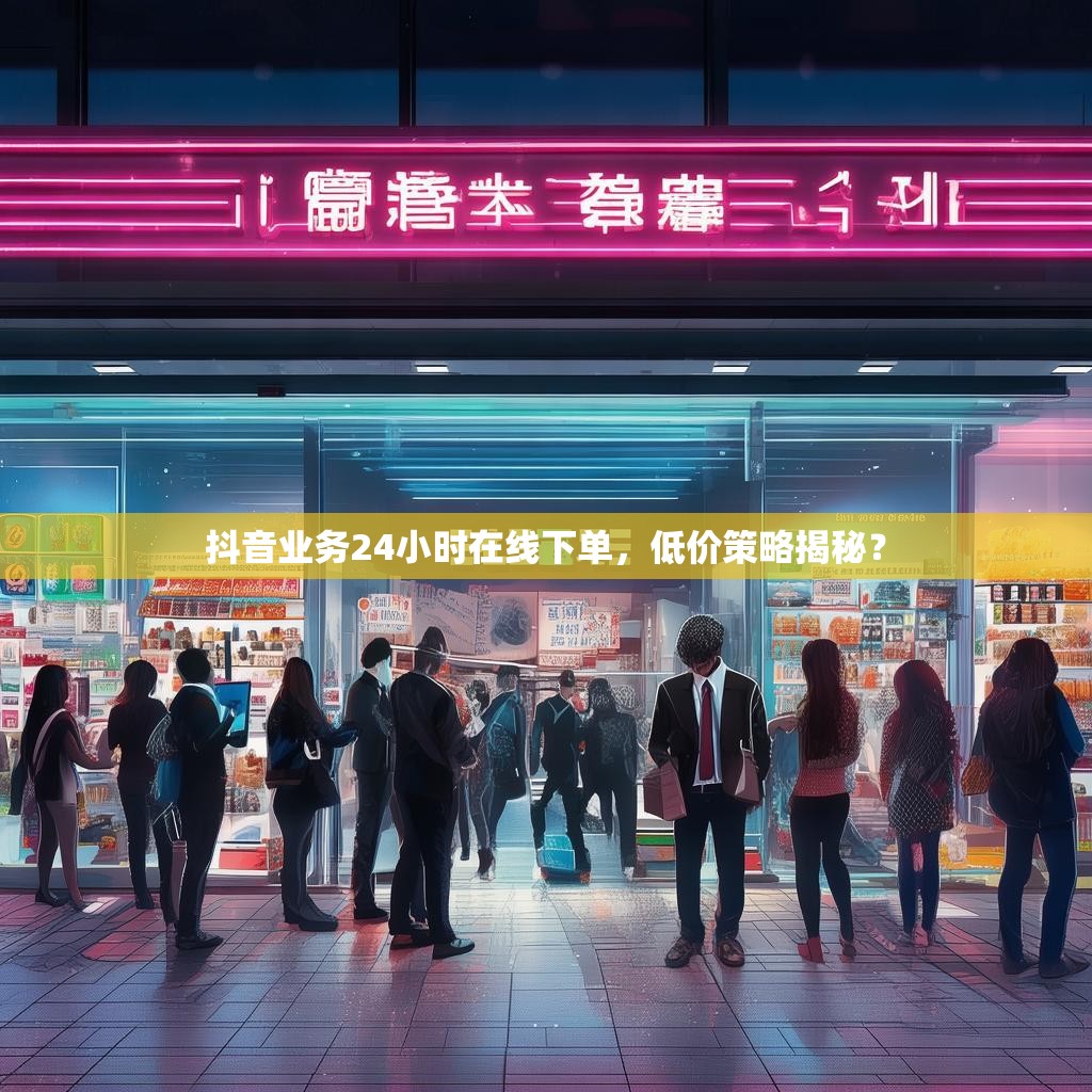 <strong><mark>抖音业务24小时</mark></strong>在线下单，低价策略揭秘？