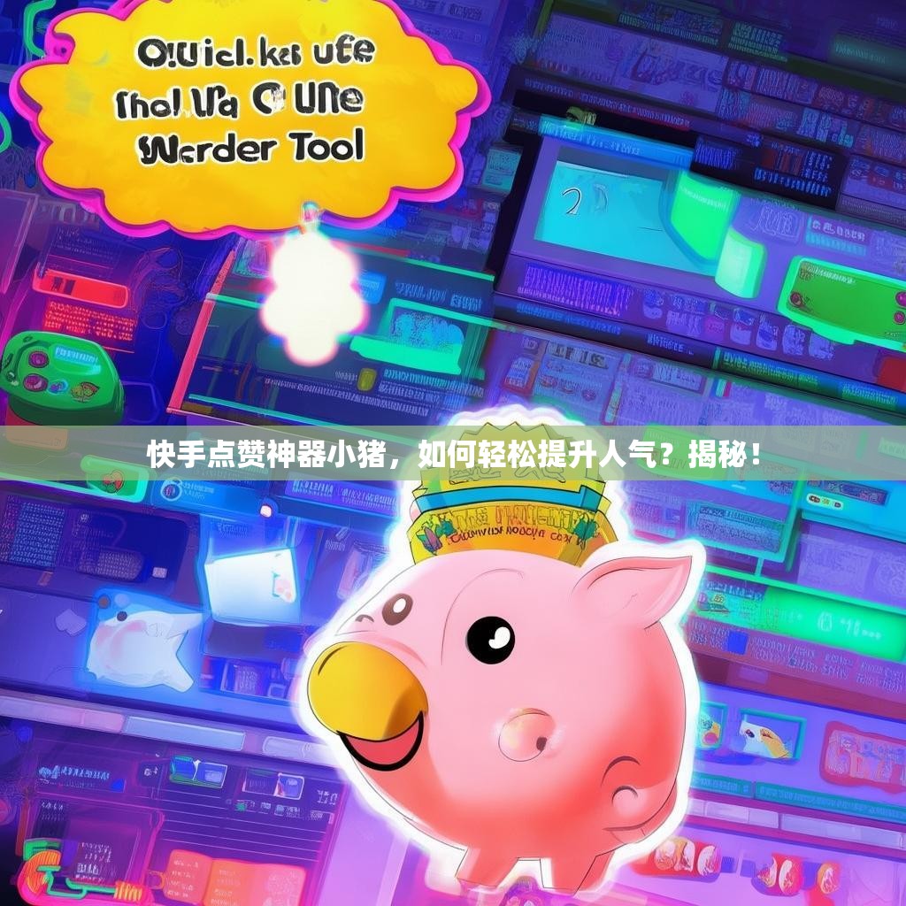 快手点赞神器小猪，如何轻松提升人气？揭秘！