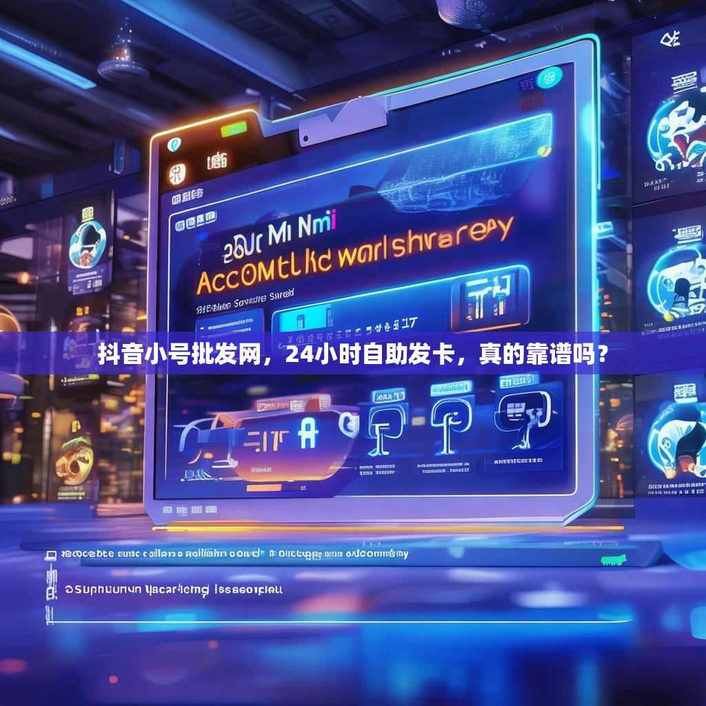 抖音小号批发网，24小时自助发卡，真的靠谱吗？
