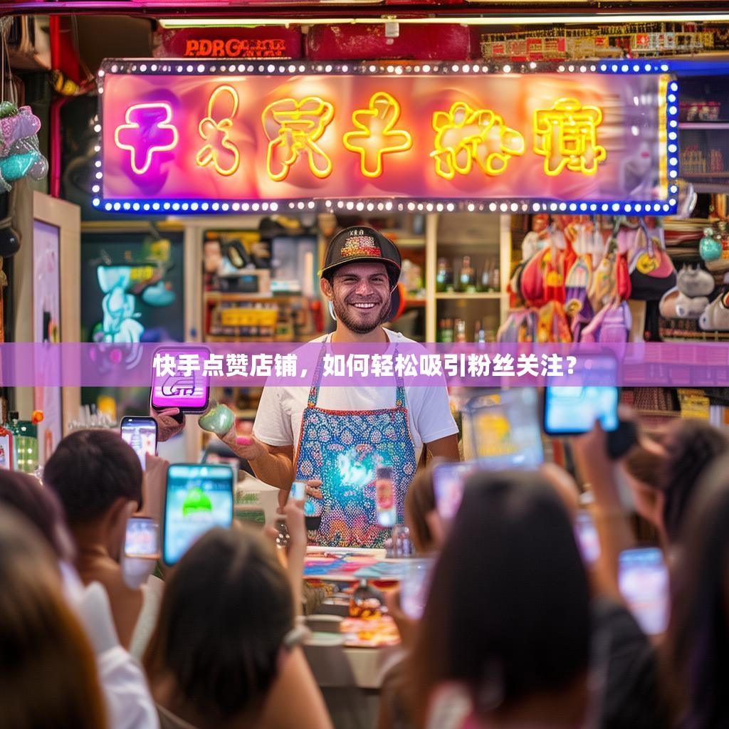 快手点赞店铺，如何轻松吸引粉丝关注？