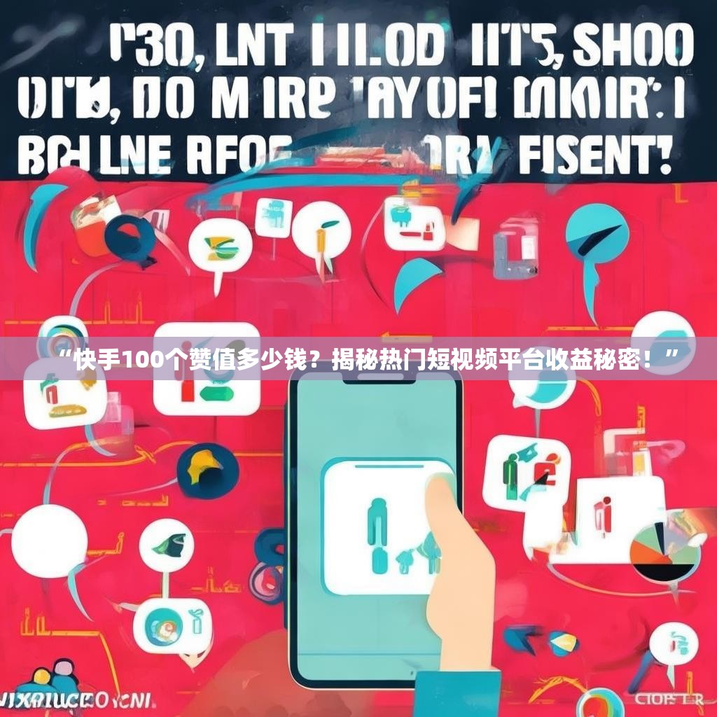 “快手100个赞值多少钱？揭秘热门短视频平台收益秘密！”