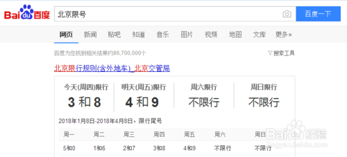北京新一轮限号限行开始,这些信息你一定要知道