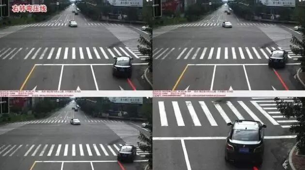 城区开车注意3种违章行为:右转弯压线、实线变道、不按导向行驶